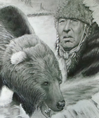 indian pencil drawing